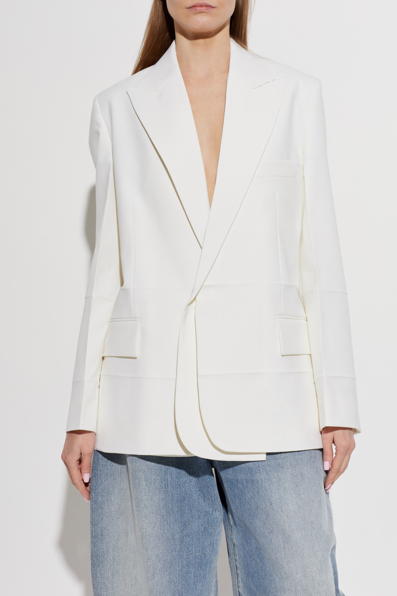Victoria Beckham Blazer with cut-out lapels | Women's | Vitkac